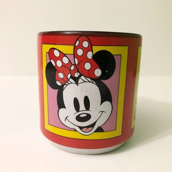 Vintage Minnie  Mouse Faces Ceramic Mug Disney - Picture 2 of 14